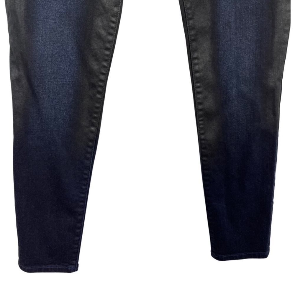 DL1961 Florence Instasculpt Boiler Skinny Black Metallic/Blue Jean Hybrid 28 - Picture 7 of 11